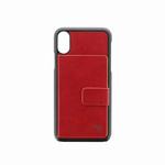 LP-I8ULSRD iPhone X【+U】Smith/カード収納ポケット付PUケース/レッド LEPLUS