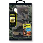 LP-IPSRHVSGY iPhone XS/iPhone X  耐衝撃ハイブリッドカモフラージュ柄ケース「SOLDIER」 グレー LEPLUS