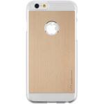 iPhone 6_6S [iFit PAC] ハード&アルミケース Transparent / Gold SKIN PLAYER