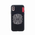 I8EMB-BK126 iPhone XS/iPhone X シェルケース/ハンドメイド刺繍/Motocross Collection/Outlaw Skinarma