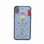 I8EMB-LB506 iPhone XS/iPhone X シェルケース/ハンドメイド刺繍/Kaleidoscope /Tribe Skinarma