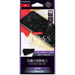 LP-I8FGHA iPhone XS/iPhone X ガラスフィルム 「GLASS PREMIUM FILM」 背面保護 細工 桜/[G1] 0.55mm LEPLUS