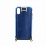 LP-IPSRUHVCMNV iPhone XS/iPhone X 【+U】Noah/キャリーケース風ハイブリットケース/ネイビー LEPLUS