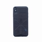 IP8HYB-TLIGBLK iPhone XS/iPhone X シェル型ケース/2WAYスタンド/Trasnforma Ligne/Raven(Black) スタンド機能 uniq(ユニーク)