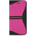 LP-I6SDLRSPK iPhone 6 iPhone 6s [RUSH] デザインPUレザーカバー ピンク スタンド機能 LEPLUS