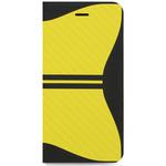 LP-I6SDLRSYE iPhone 6 iPhone 6s [RUSH] デザインPUレザーカバー イエロー スタンド機能 LEPLUS