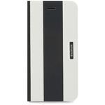 iPhone 6 iPhone 6s [BEAM] デザインPUレザーカバー ブラック スタンド機能 LEPLUS