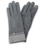 LP-GVRLGY スマートフォン(汎用) スマートフォン対応手袋「Lucy. Gloves」 千鳥格子/グレー LEPLUS