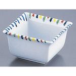 AZ4-267 イングレ十草角小鉢 丸モ高木陶器