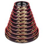 DX富士型桶 溜パール老松 若泉漆器