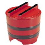 釜揚げ 朱帯黒 若泉漆器