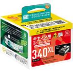 BC-340XLリサイクルインクカートリッジ ブラック(顔料) エコリカ