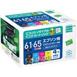 ECI-E6165-4P IC4CL6165リサイクルインクカートリッジ 4色パック エコリカ
