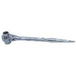 RM-17X21SV 総磨きシルバーメッキラチェットレンチ 17X21mm トップ工業