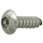 M3.5×38 TRF/いたずら防止用ねじステンレスピン六角穴付ボタンタッピンねじ 4種AB形(ステンレス)(小箱) サイマコーポレーション