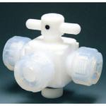 オールPTFE 三方バルブ 三商