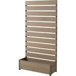 人工木 プランターフェンス 高さ150/180cm YAMAZEN(山善) メッシュ