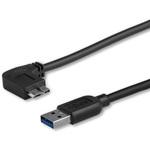 USB3AU1MLS Micro USB 3.0 スリムケーブル オス/オス L型左向き