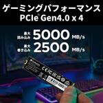 NVMe PCIe Gen4.0x4 PCIe4.0 Vi5000シリーズ 国内代理店IO Dataサポート Verbatim