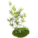 GD-218 人工植物 苔山セット 笹 タカショー