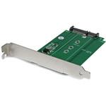 M.2(NGFF) SSD - SATA 変換アダプタ(PCスロットカバー搭載) PCIe