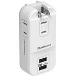 AC-067 電源タップ AC3 USBA2 3.4A 自動識別  リバーシブル カシムラ