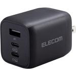 ノートパソコン 充電器 PD65W PPS対応 Type-C×2 USB A×1 折りたたみプラグ 小型 軽量 エレコム
