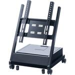 液晶ディスプレイスタンド 40～65型対応 ロータイプ サンワサプライ