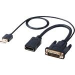 変換アダプタ DisplayPort-DVI サンワサプライ