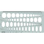 楕円テンプレート ドラパス 製図テンプレート 【通販モノタロウ】