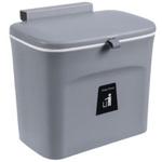 シンク扉にかけるゴミ箱 フタ付き 7L トライメイト