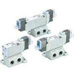 SYJ5140-4D SYJ5000 Series 5ポートソレノイドバルブ 弾性体シール ベース配管形 バルブ単体 SMC