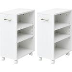 クローゼット収納ラック キャスター付き YAMAZEN(山善)