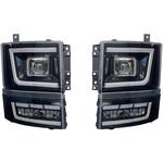 いすゞ ギガ プロジェクタ―LEDヘッドライト&LEDフォグシーケンシャルウインカーコーナーランプセット NIGHTSTAR(ナイトスター)