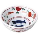 0410-0618 万歴赤絵丸小付 カネ大白木屋