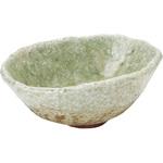 0481-0048 灰釉楕円小鉢 カネ大白木屋