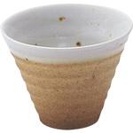 0789-0009 黄茶乳白フリーカップ カネ大白木屋