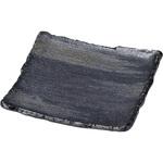 0309-0012 賀茂川凛正角皿 カネ大白木屋