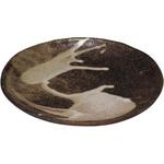 0472-0012 月流し皿 カネ大白木屋