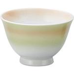 0411-0830 二色吹(若草オレンジ)反千茶 カネ大白木屋