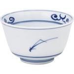 0878-0038 染付松葉絵反千茶 カネ大白木屋