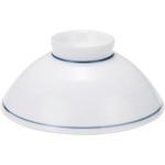 0924-0017 呉須線厚口飯碗 カネ大白木屋