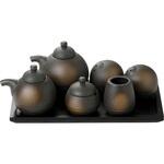 0689-0006 黒備前胡椒入(3穴) カネ大白木屋