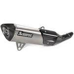 純正オプションAKRAPOVIC チタンマフラー BMW C400 S-B4SO2-HRT スリップオンライン (チタン) BMW C 400 GT (2019