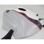 タンクカバー FJ 1200 YAMAHA ホワイト/ライトグレー/ネイビーブルー STRIP/レッド BAGSTER (バグスター)