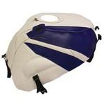 1316P タンクカバー SUZUKI GSX 750 R ホワイト/BALTIC/ブルー BAGSTER (バグスター)