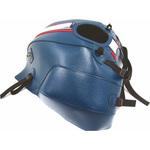 1591R タンクカバー V7 GUZZI PEACOCK/シルバー/オレンジ BAGSTER (バグスター)