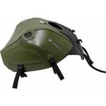 1724E タンクカバー KAWASAKI Z 650 GRAINY マットブラック/ADVENTURE グリーン 2018 BAGSTER (バグスター)