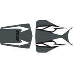 2140E シートカバー YZF R6 / アンスラサイト/ホワイト/ブラック ブラック レター (2004) BAGSTER (バグスター)