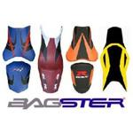 2156K シートカバー 600 FAZER ブラック/nubuck/ライトグレー レター (2006) BAGSTER (バグスター)